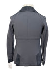 Animo 'Pony Division' Show Coat in Charcoal Herringbone
