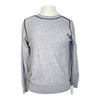 TKEQ Crew Neck Sweater in Grey/Black