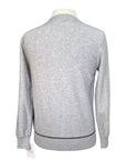 TKEQ Crew Neck Sweater in Grey/Black