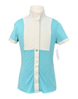 For Horses 'Aria' Technical Show Shirt in Teal/White 