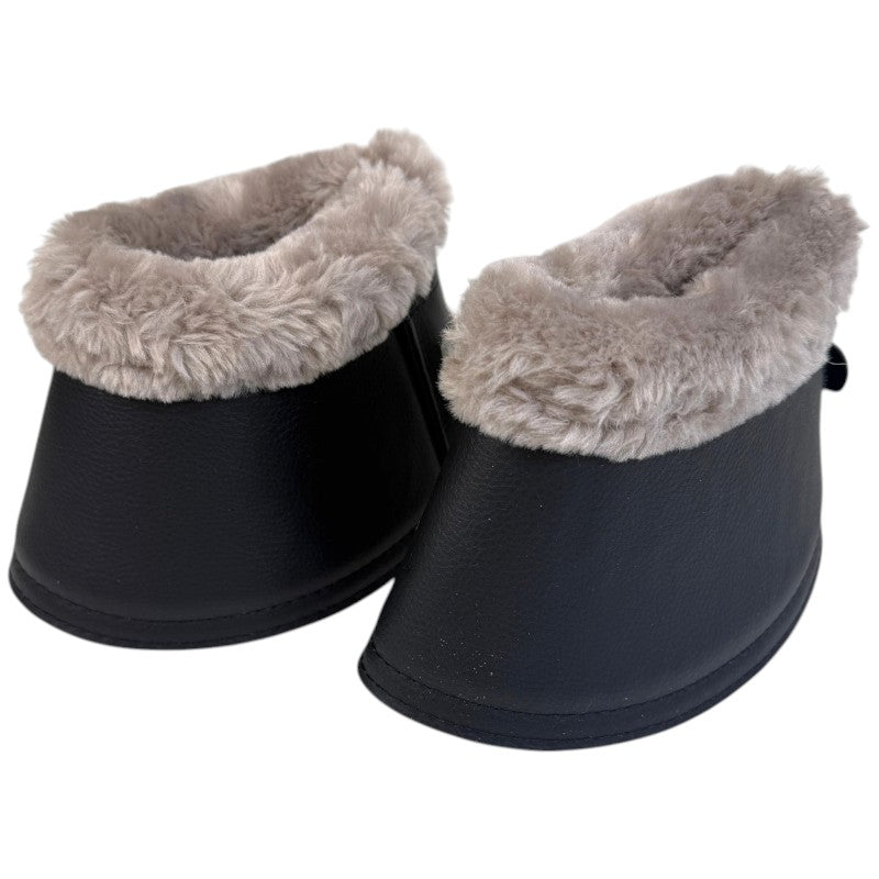 TGW Fleece Bell Boots in Shiny Black