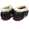 Harrison Howard Fleece Rubber Bell Boots in Black/Red