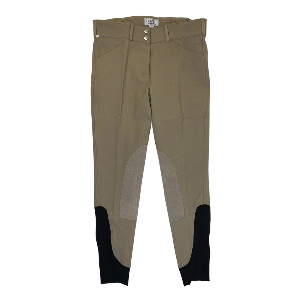 Dover Saddlery Knee Patch Breeches in Tan - Women's 28