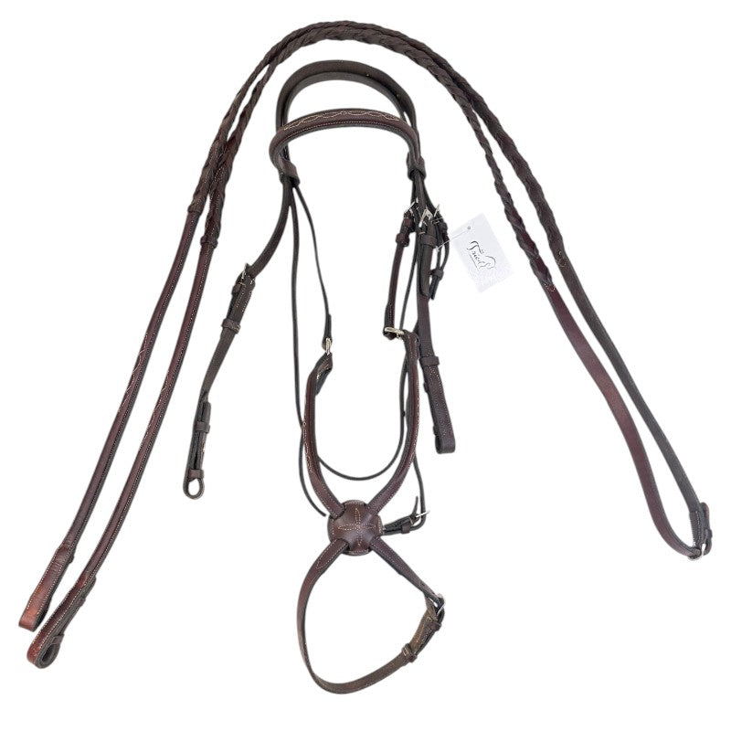 Bevel Heritage Figure 8 Bridle in Brown