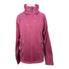 Kerrits Kids 'Flex' Fleece Jacket in Fuschia Embossed Horses 