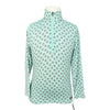 Kerrits Long Sleeve Tech Tee in Teal Horse Heads