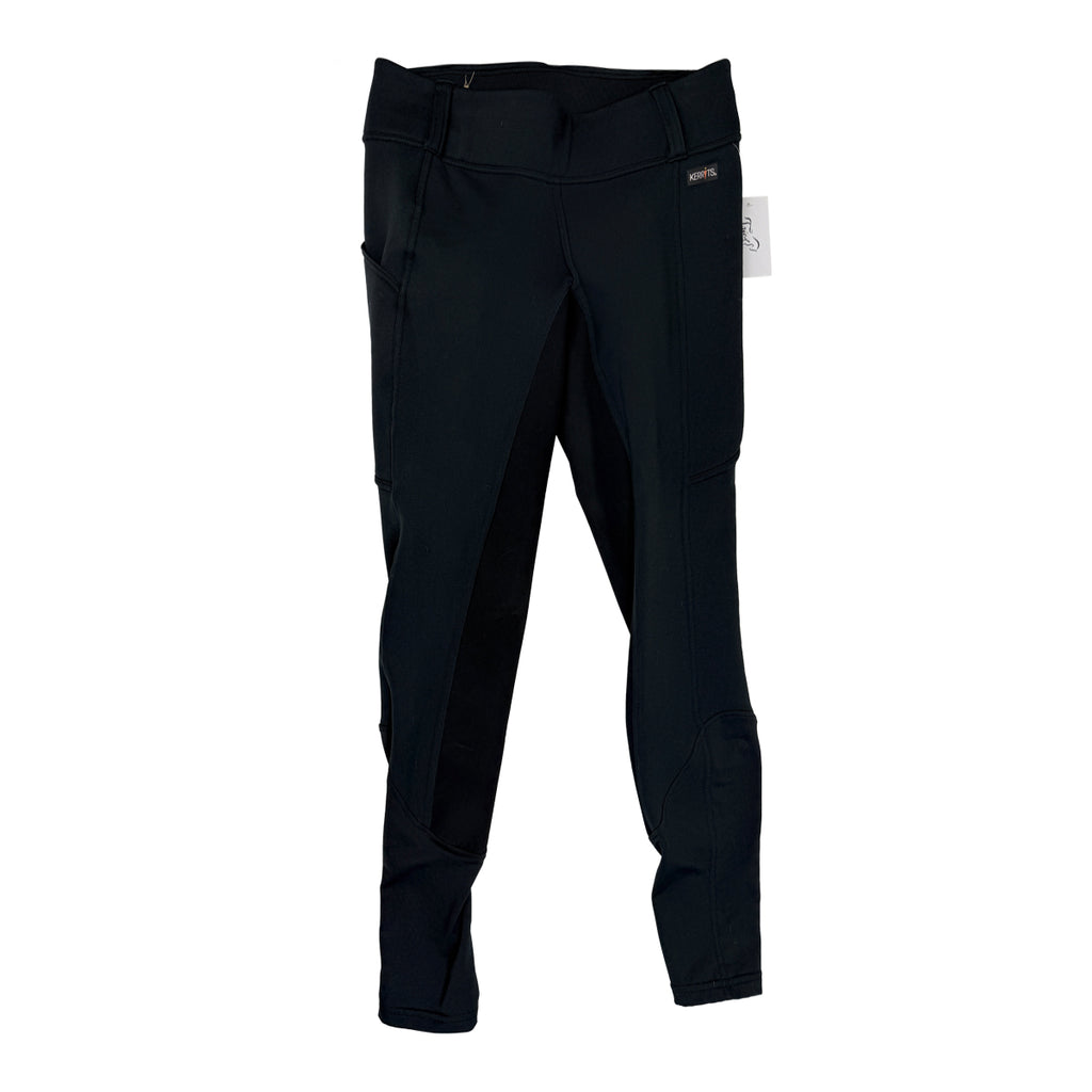Kerrits Sit Tight Windpro Tights in Black Microcheck