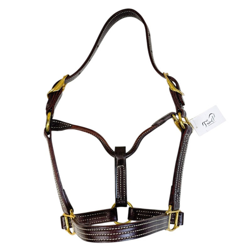 Walsh Triple Stitch Halter in Brown