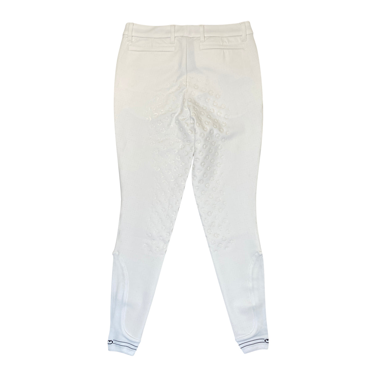 Cavalleria Toscana Squared Perforated Breeches in White