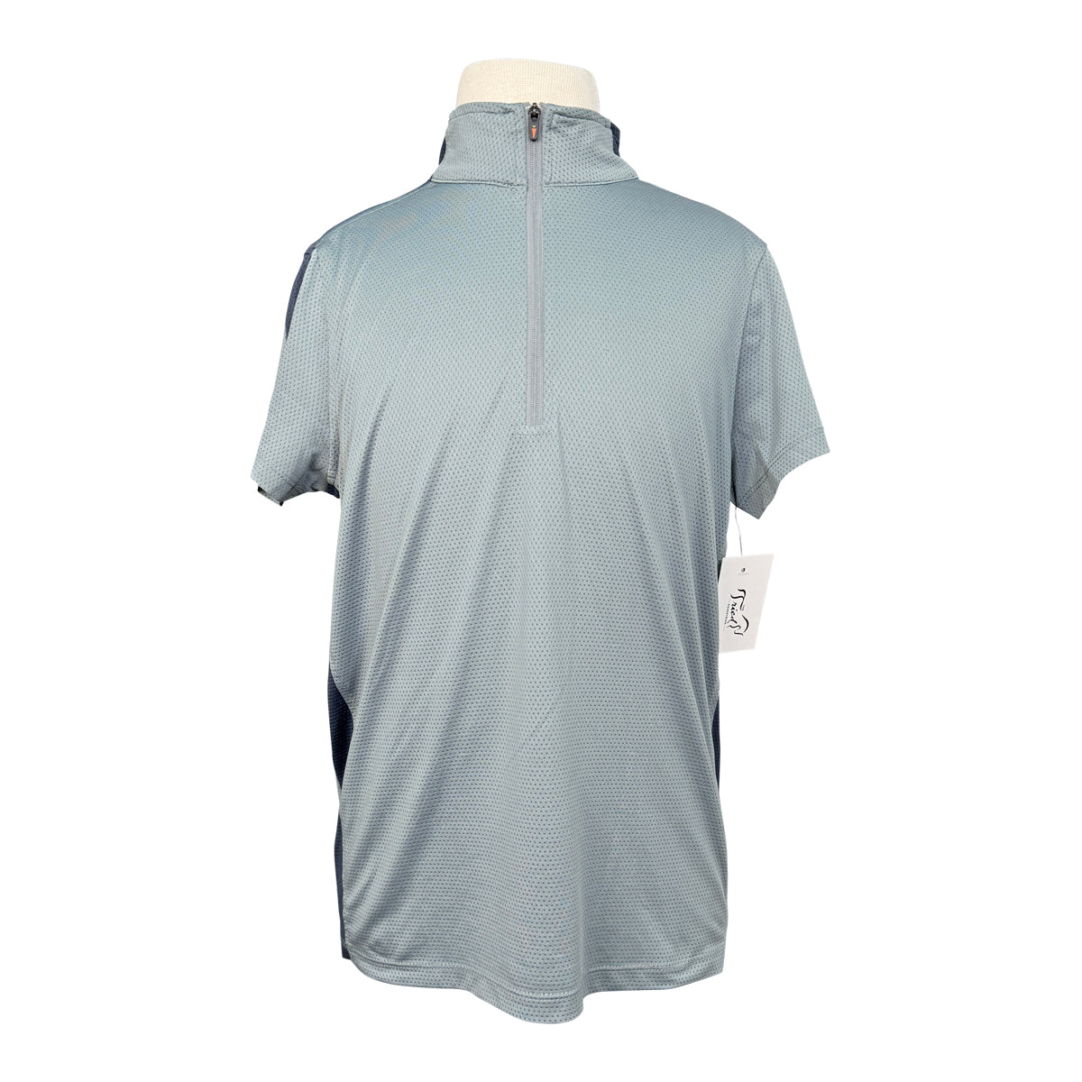 Kerrits Ice Fil Short Sleeve in Sea Foam/Navy