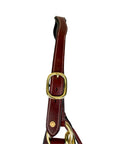Dover Saddlery Ergonomic Leather Halter in Oakbark