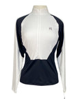 Kingsland 'Vitty' Long Sleeve Show Shirt in White/Black