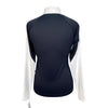 Kingsland 'Vitty' Long Sleeve Show Shirt in White/Black