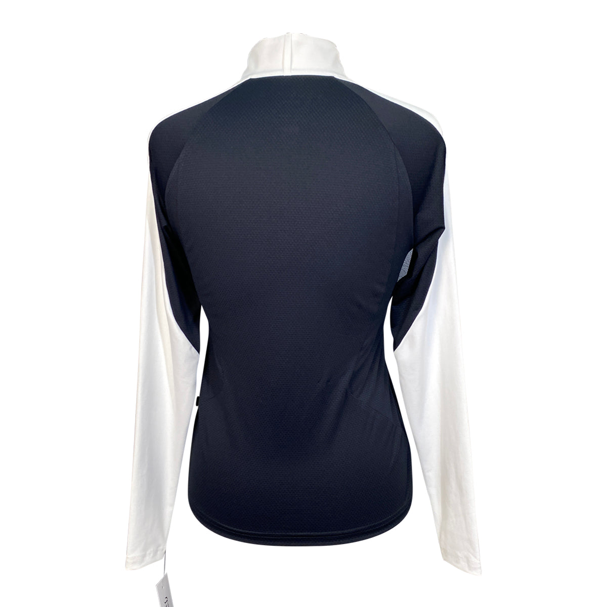 Kingsland 'Vitty' Long Sleeve Show Shirt in White/Black