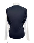 Kingsland 'Vitty' Long Sleeve Show Shirt in White/Black