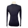 TKEQ 'The Kennedy' Seamless Long Sleeve Shirt in Black - Women's XS/S