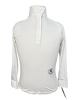 Essex Classics Talent Yarn Show Shirt in White w/ Daisies