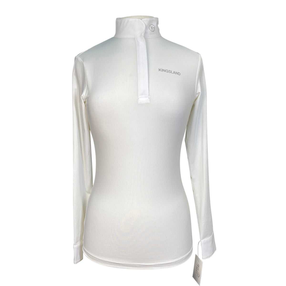 Kingsland 'Gloria' Long Sleeve Show Shirt in White