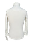 Essex Classics Talent Yarn Show Shirt in White w/ Daisies