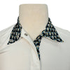 Essex Classics Talent Yarn Show Shirt in White w/ Daisies