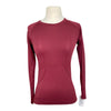 TKEQ The 'Kennedy' Seamless Long Sleeve in Burgundy - Women's XS/S