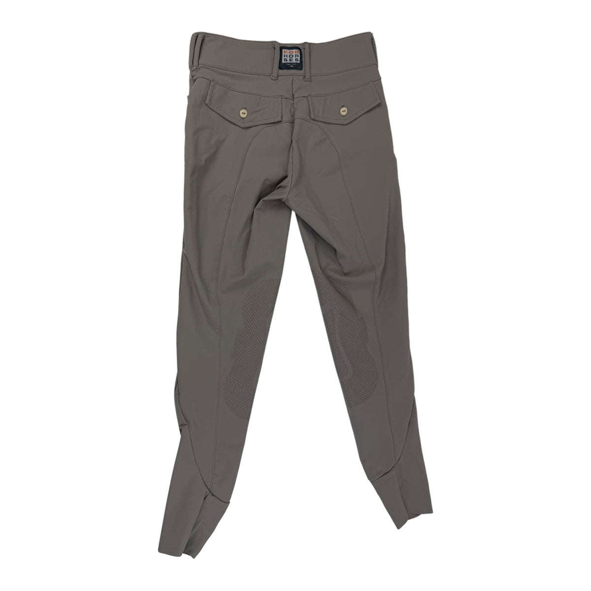 For Horses Knee Patch Breech in Tan