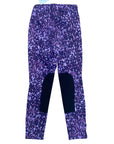 Kerrits Performance Tights in Purple Graffiti - Children's Medium