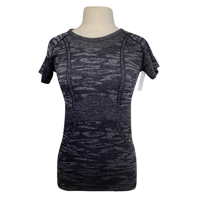TKEQ 'Kennedy' Seamless Short Sleeve in Black Camo - Women's L/XL
