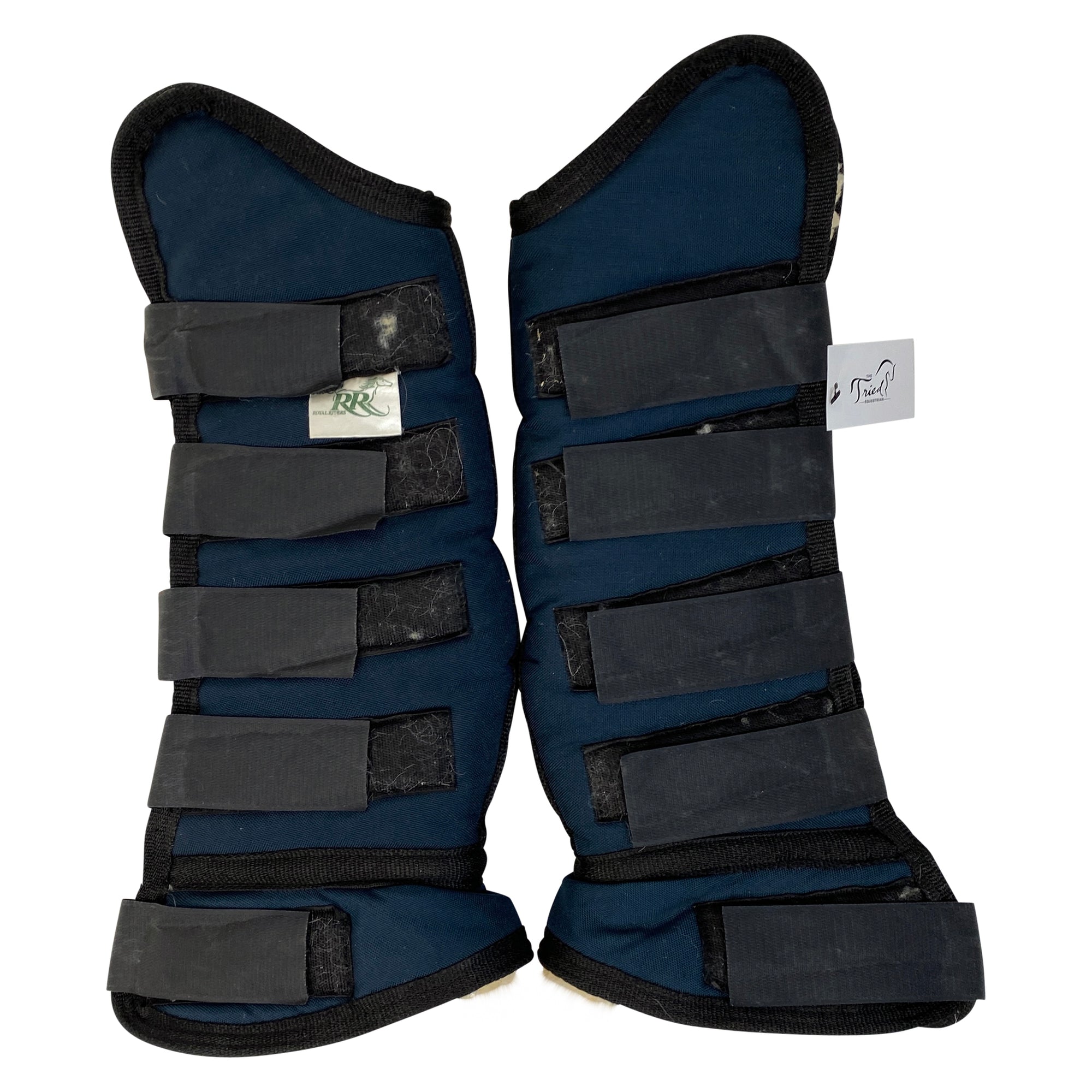 Royal Riders Fleece Lined Shipping Boots in Blue