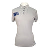 Cavalleria Toscana 'Team Daytona' Short Sleeve Training Polo in Light Grey