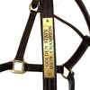 HFP Triple Stitched Leather Halter in Brown