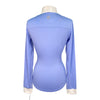 Equinavia 'Martha' Show Shirt in Light Blue/White - Women's XS
