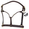 HFP Triple Stitched Leather Halter in Brown