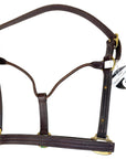 HFP Triple Stitched Leather Halter in Brown