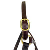 HFP Triple Stitched Leather Halter in Brown
