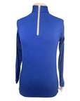 Tailored Sportsman 'Ice Fil' Long Sleeve Shirt in Royal Blue - Women's Small