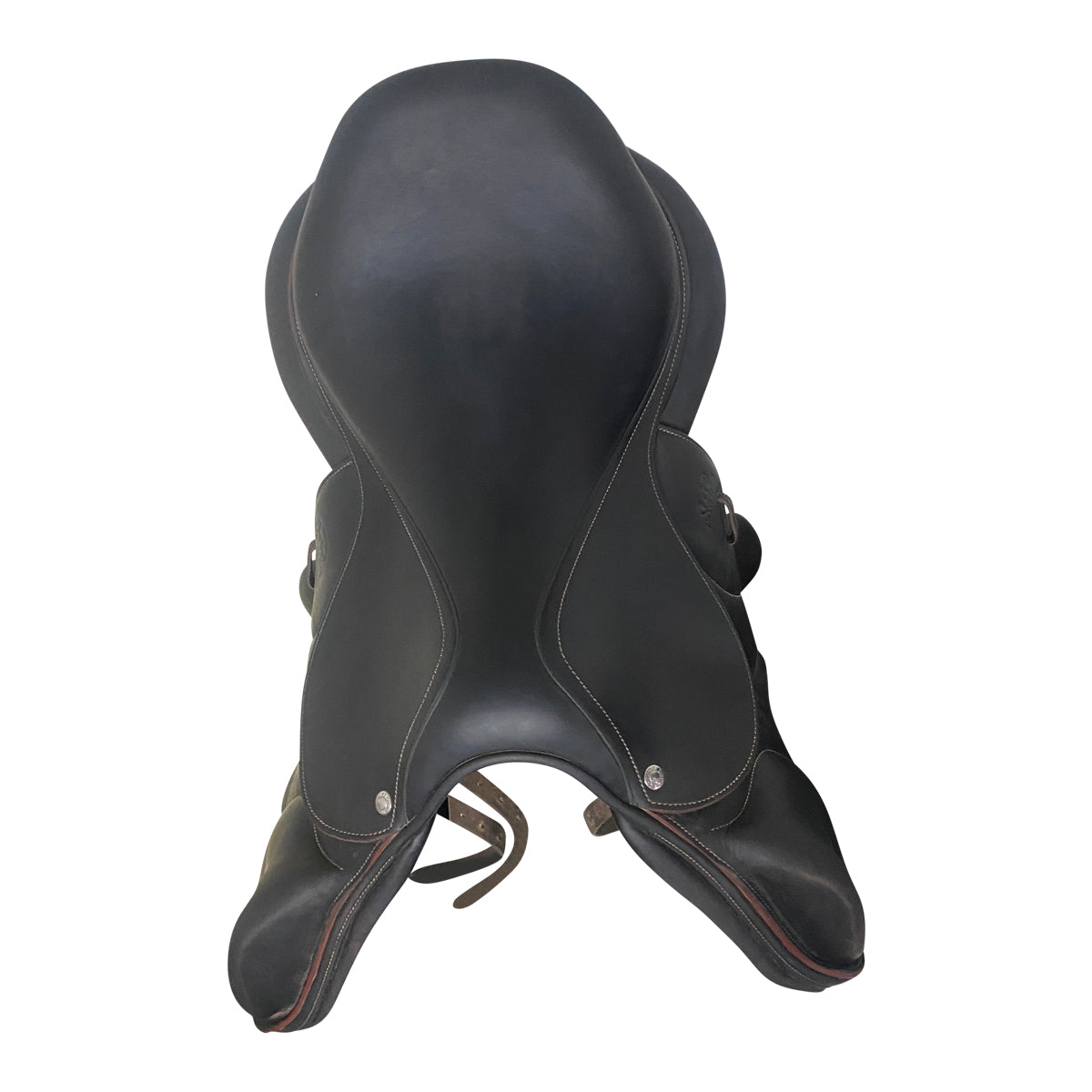 Devoucoux 2019 'Chiberta O' Monoflap Saddle in Chocolate 
