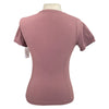 Back of Victoria Rose Original Performance Top in Dusty Rose