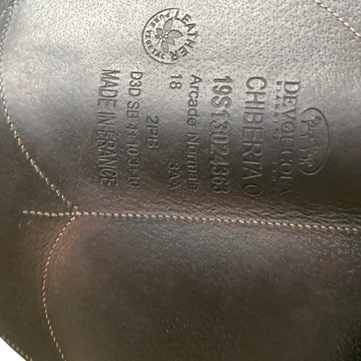 Devoucoux 2019 &#39;Chiberta O&#39; Monoflap Saddle in Chocolate 