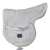 Toklat Medallion 'SuperQuilt' High-Wither Saddle Pad in White - 14"-15"
