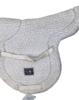 Toklat Medallion 'SuperQuilt' High-Wither Saddle Pad in White - 14"-15"