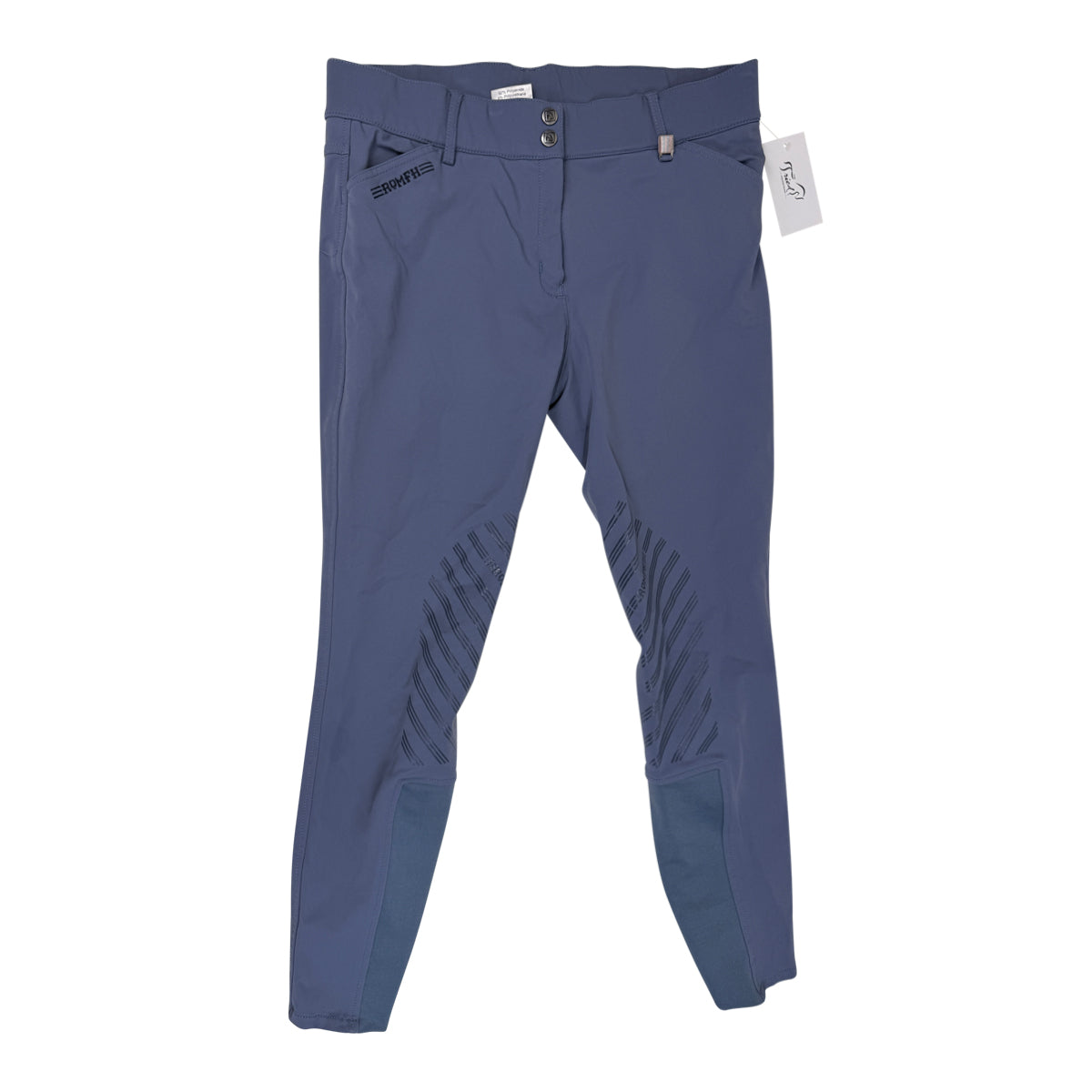 Romfh 'Sarafina' Knee Patch Breeches in French Blue