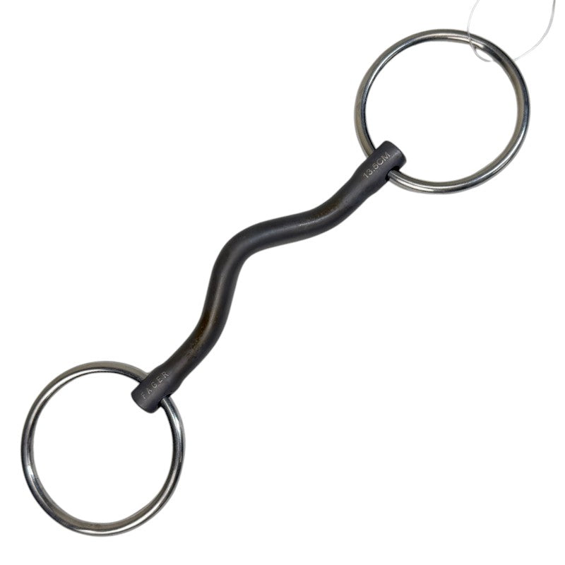 Fager 'Hanna' Titanium Loose Ring Bit in Titanium/Stainless Steel