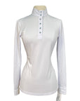 ECE Equestrian Custom Show Shirt in White