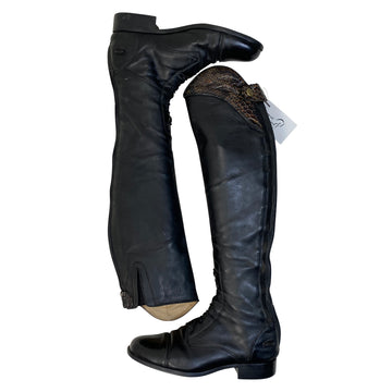 Ariat Heritage 'Ellipse' Tall Boots in Black/Snakeskin