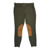 Romfh 'Willow' Knee Patch Breeches in Moss