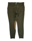 Romfh 'Willow' Knee Patch Breeches in Moss