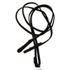 Vespucci Hunter Curb Reins in Chocolate - Full