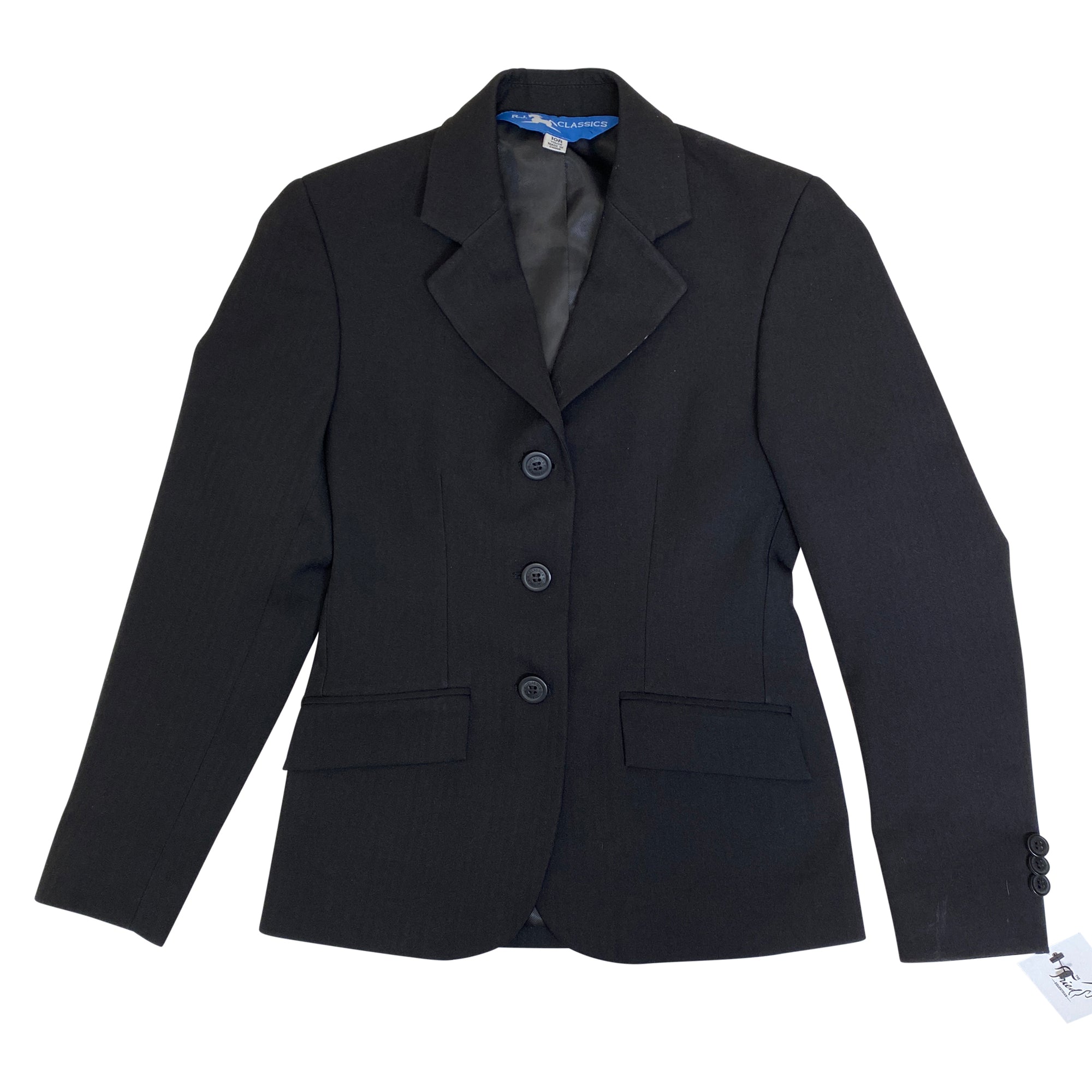 RJ Classics 'Hailey II' Blue Label Show Jacket in Black - Children's 12R