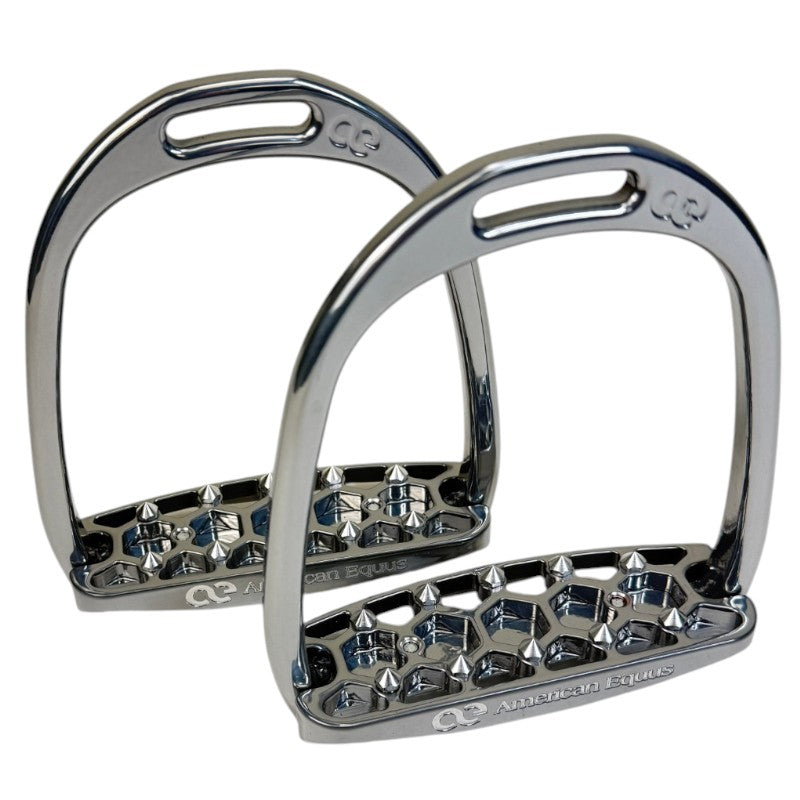 American Equus 'Fillis Ultralight' Stirrups in Chrome - 4.95"